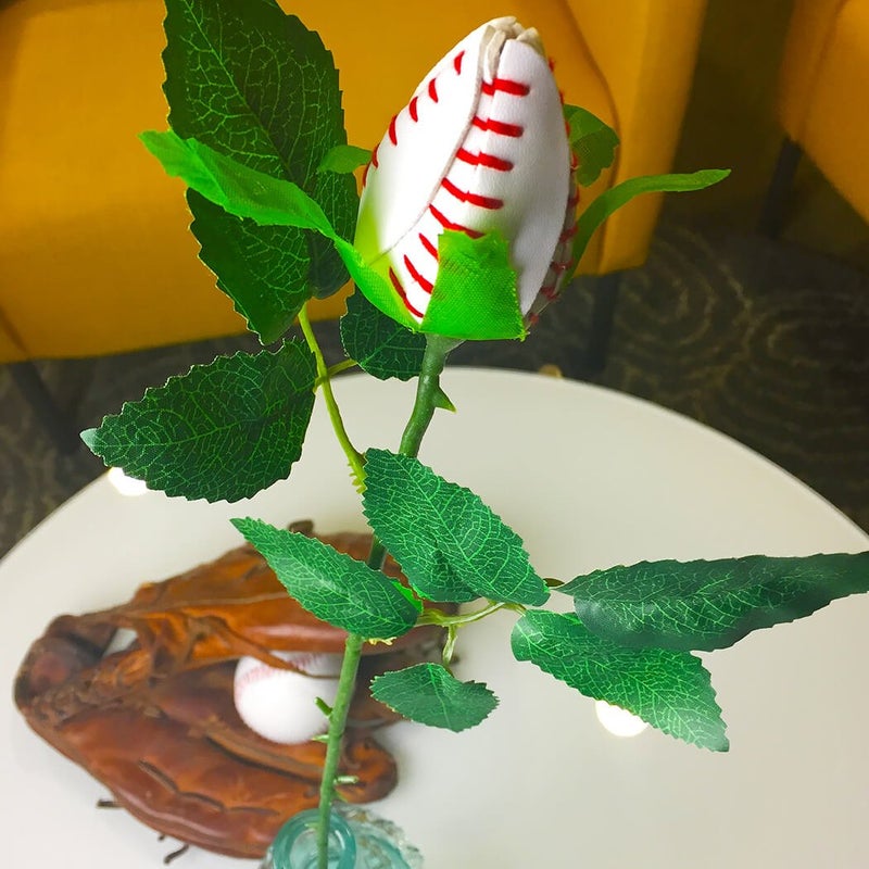 ChalkTalkSPORTS Baseball Rose | Genuine Leather Baseball Gift - Image 4
